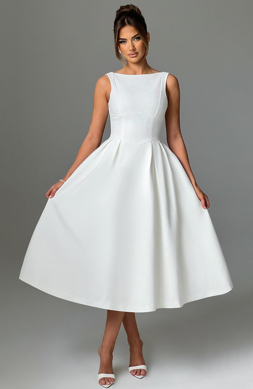 Clarabella Midi Elbise