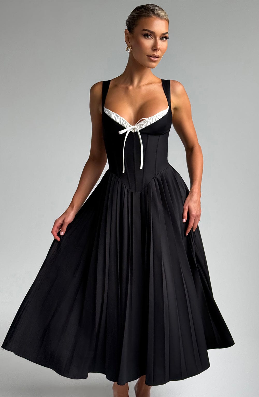 Natassia Midi Elbise