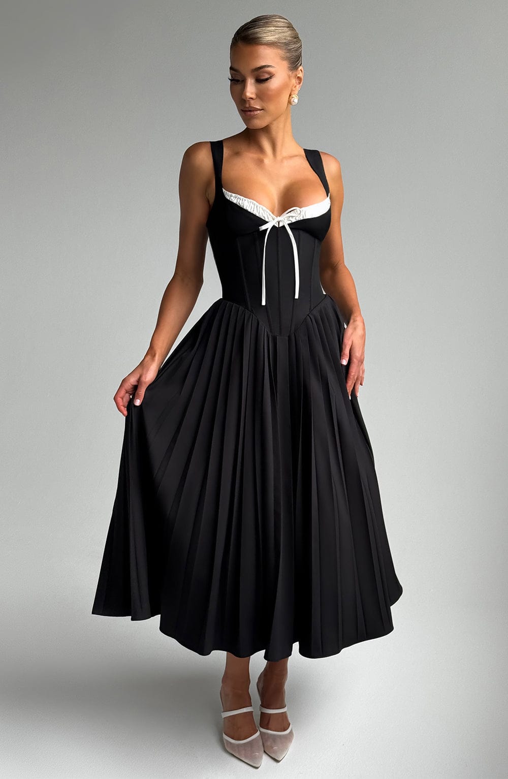 Natassia Midi Elbise