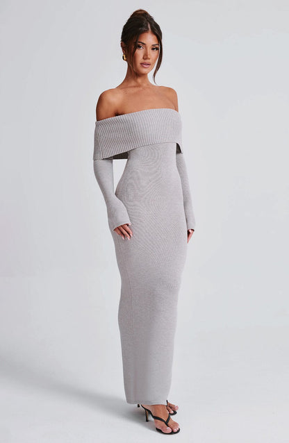 Beverley Knit Maxi Elbise